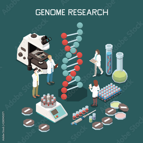 Genetics Isometric Composition