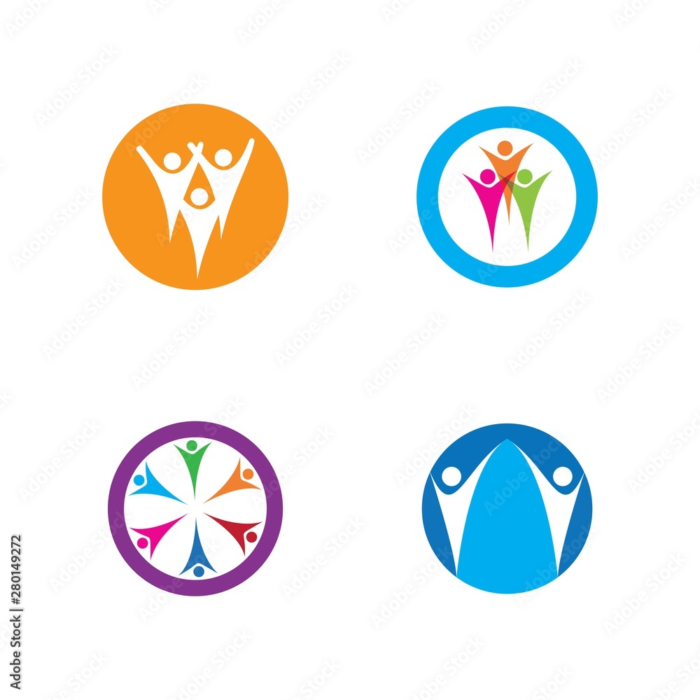 community care Logo template