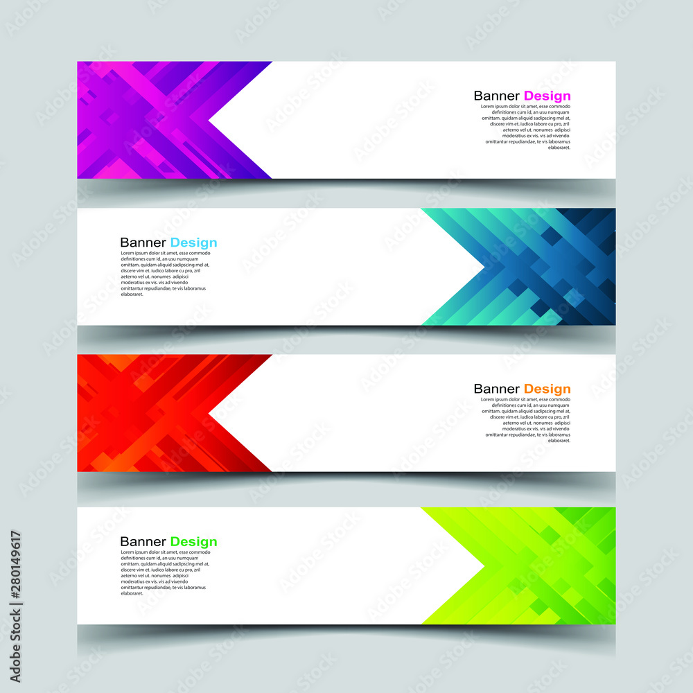 Fototapeta premium Vector Abstract design banner web template