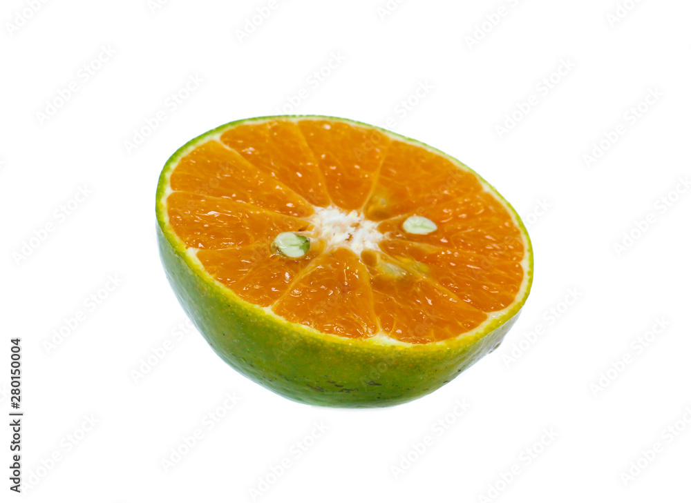 Orange fruit isolated on white background Orange fruit isolated on white background