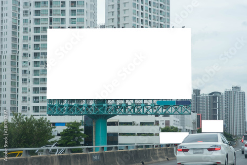 Blank billboard for new advertisement.