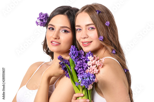 Beautiful young women with ...