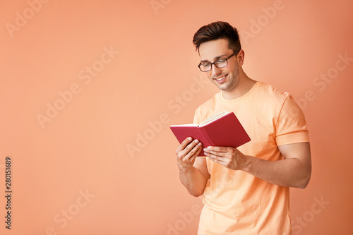 Portrait of handsome man wi...