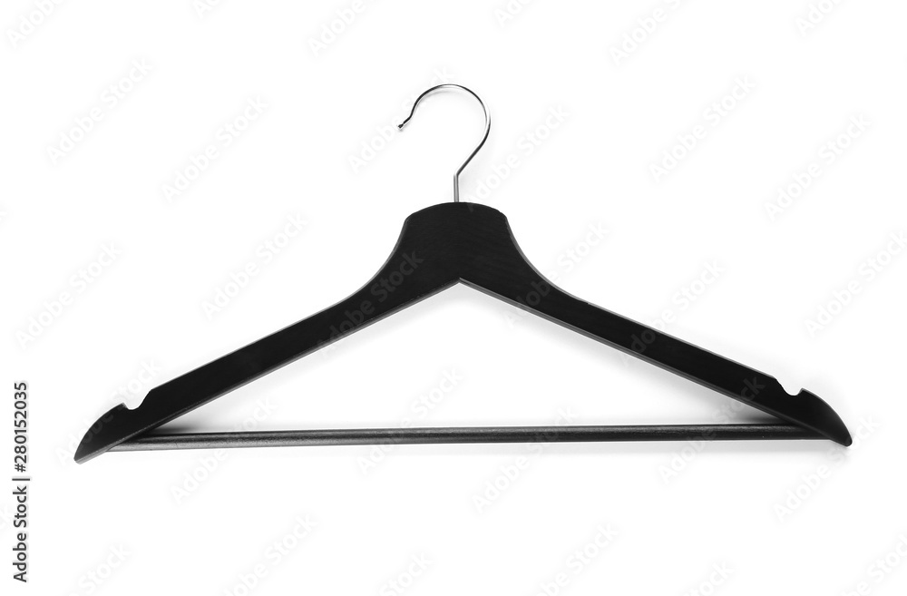 Clothes hanger on white background Clothes hanger on white background