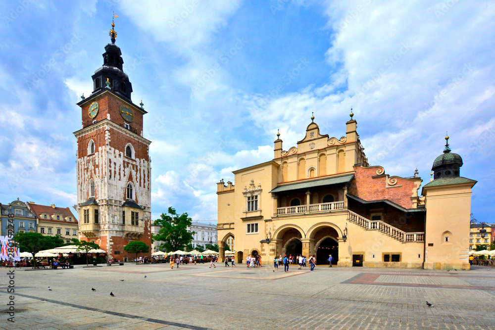 The Cloth Hall in Krakow Olt Town, Poland
