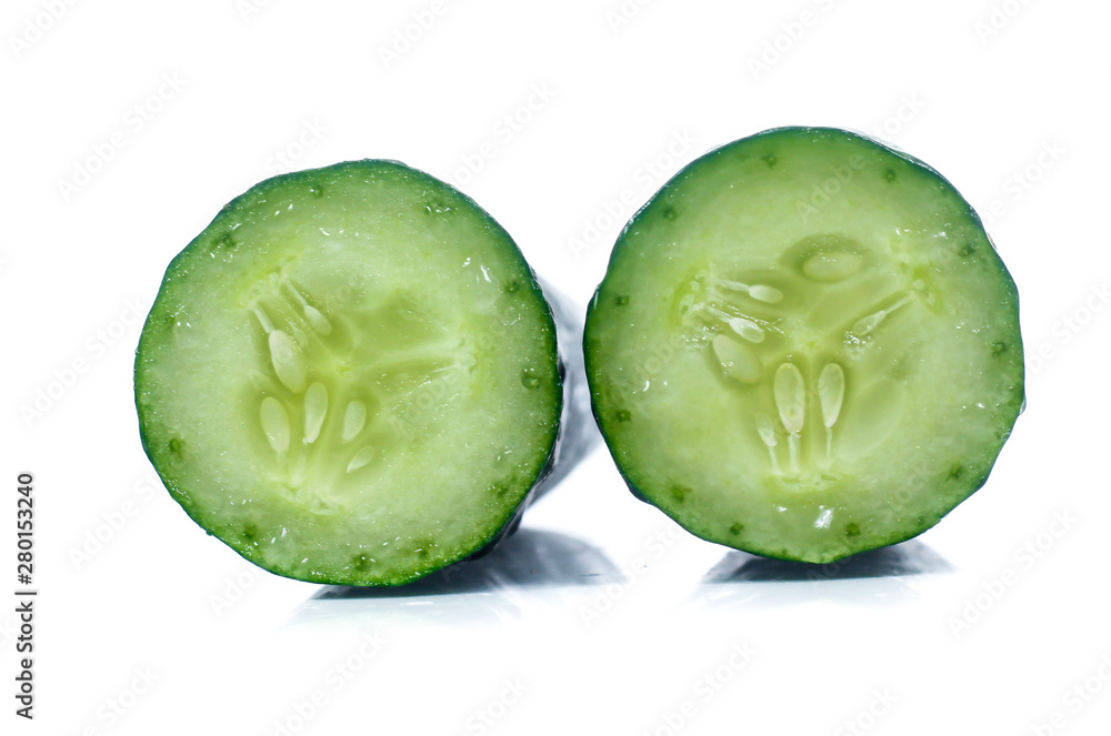 cucumber isolated on white background cucumber isolated on white background