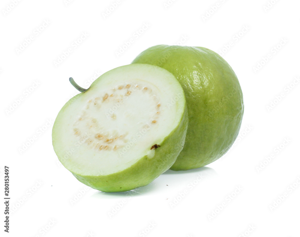 Guava isolated on white background