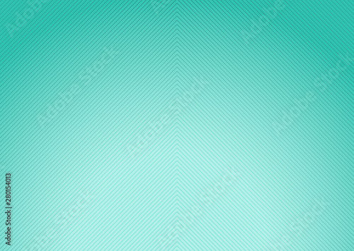 Abstract green mint radial gradient background with diagonal lines texture.