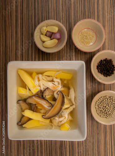 Boiled mushrooms for health