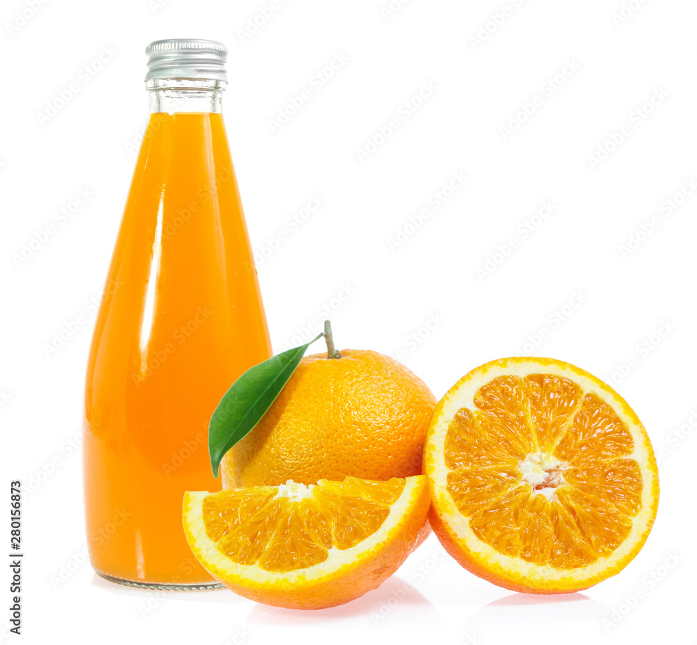 orange juice isolated on white background orange juice isolated on white background