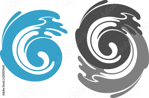 Swirling Water Cascade