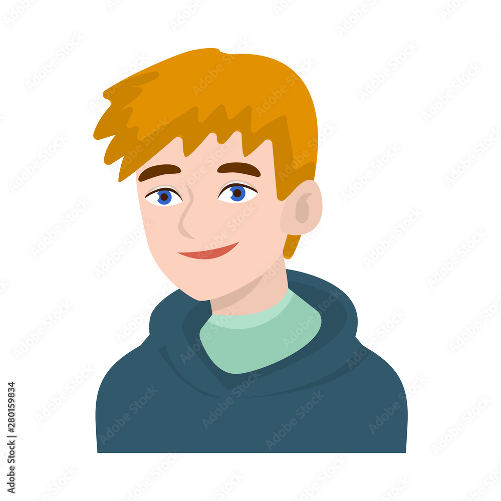 Isolated object of face and guy symbol. Set of face and head stock vector illustration. Isolated object of face and guy symbol. Set of face and head stock vector illustration.