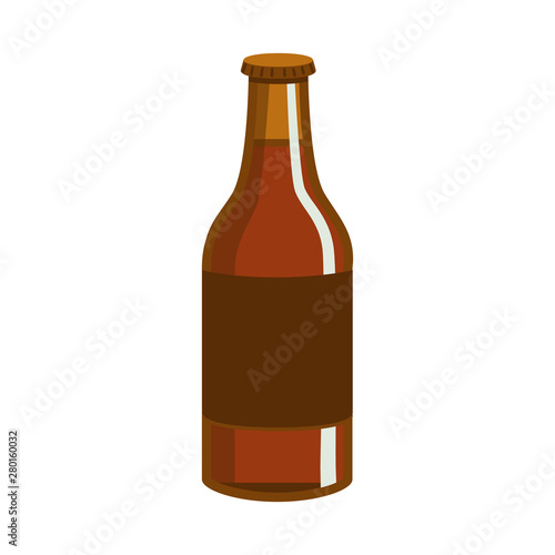 Isolated object of bottle and glass sign. Collection of bottle and cold vector icon for stock.