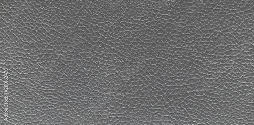 Gray leather background. Panorama. Space for text.