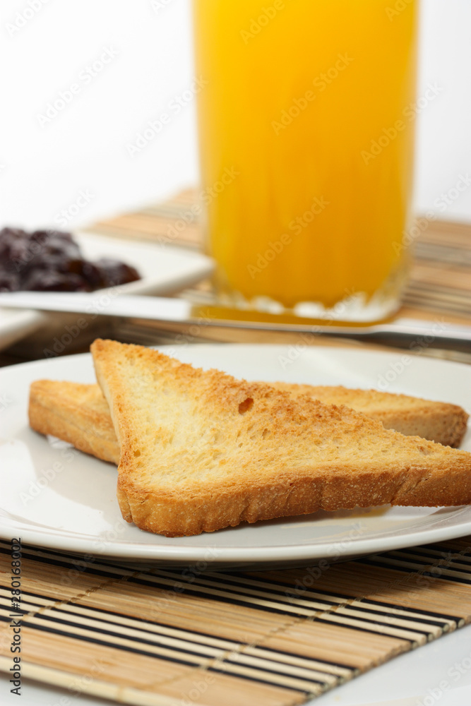 breakfast with toast and jam breakfast with toast and jam