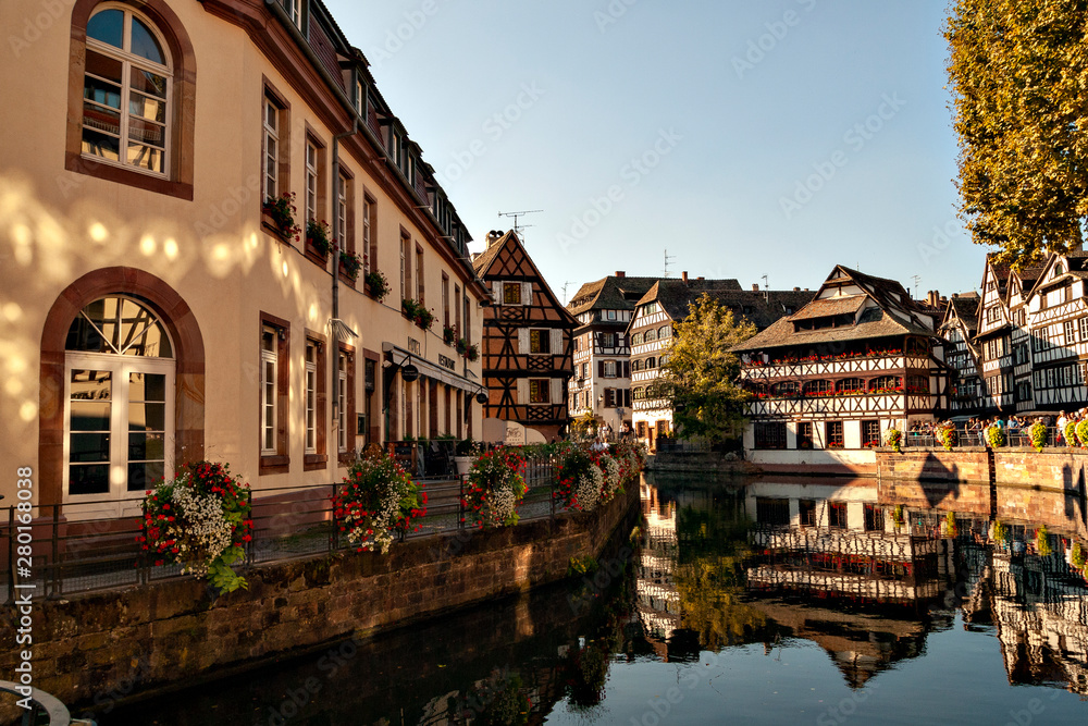 River cruise in Strasbourg, France