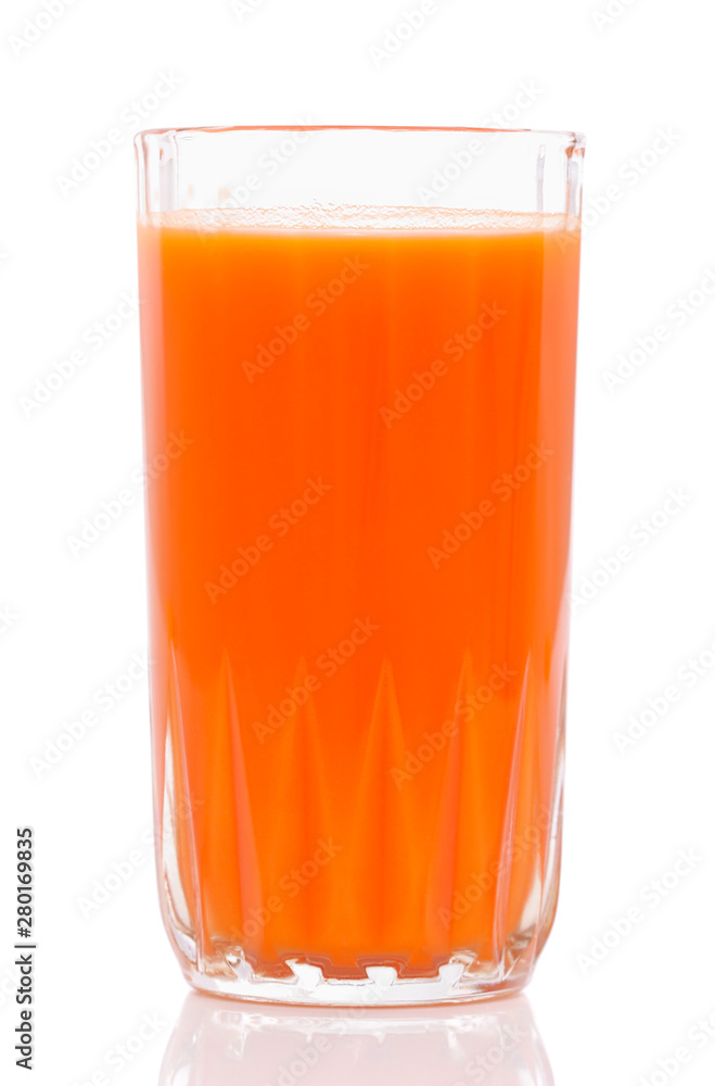 glass of orange juice isolated on white glass of orange juice isolated on white