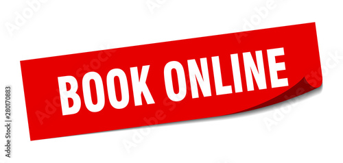 Obraz na płótnie book online sticker