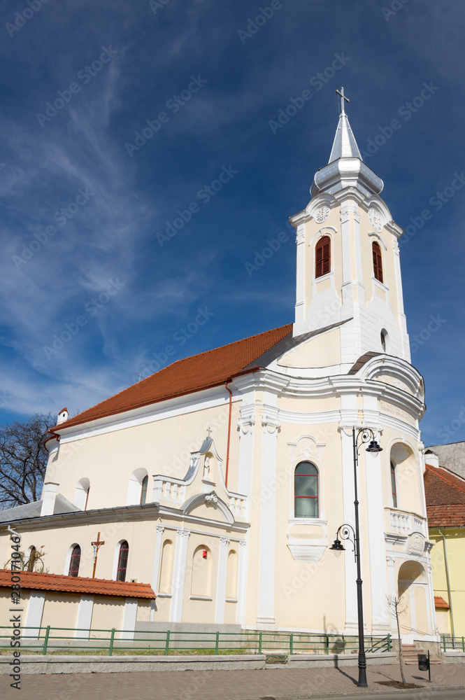 Church Bistrita Transilvania Romania.