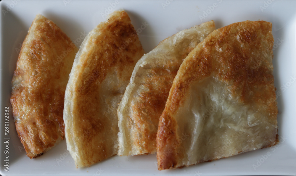 Roti or balloon bread in Indian food style Roti or balloon bread in Indian food style