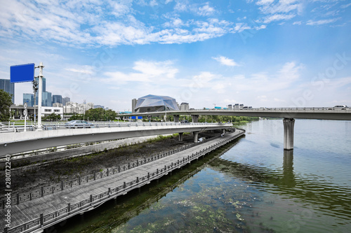 City overpass in the morning © daizuoxin