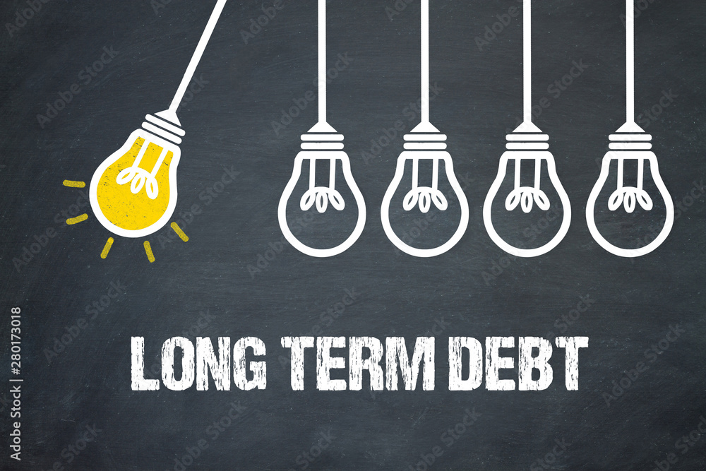 Fototapeta premium Long term debt 