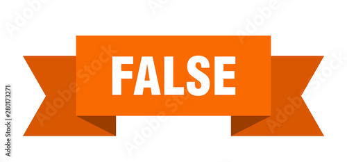 false