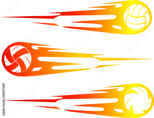 Volleyball Comet Design Set