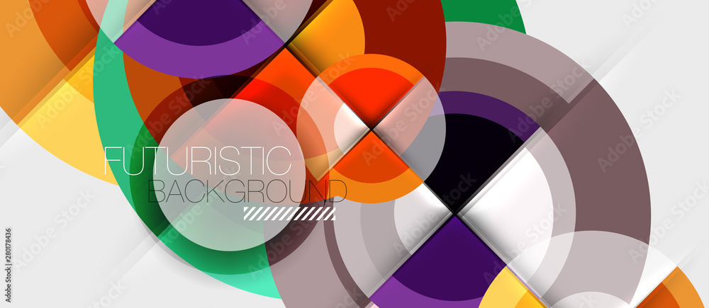 Circular geometrical design template Circular geometrical design template