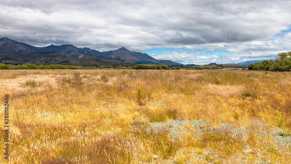 Obraz premium Mararoa landscape scenery in south New Zealand