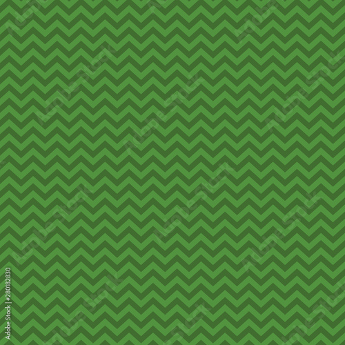 green chevron background