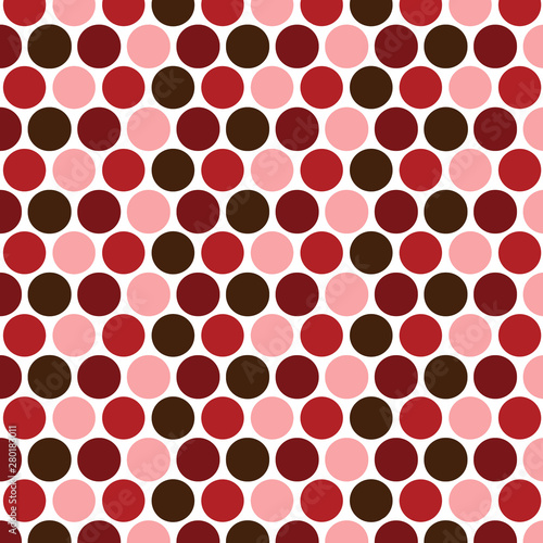 polka dot circles pattern