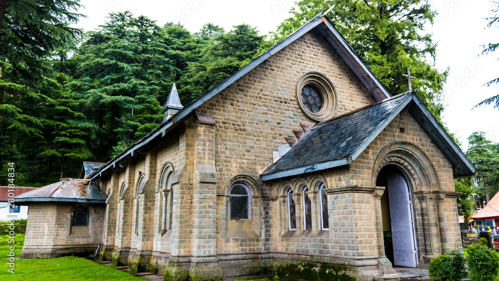 Fototapeta premium An old catholic church - St. John's Church, Dalhousie