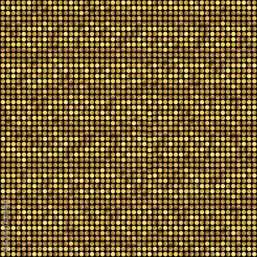 vector background of golden glitter