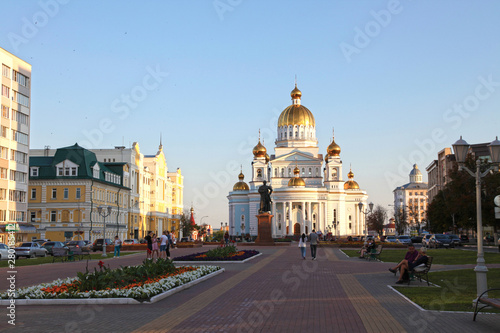 Fototapeta Naklejka Na Ścianę i Meble -  Russia. Saransk city. The cathedral of St. Warrior Theodor Ushakov