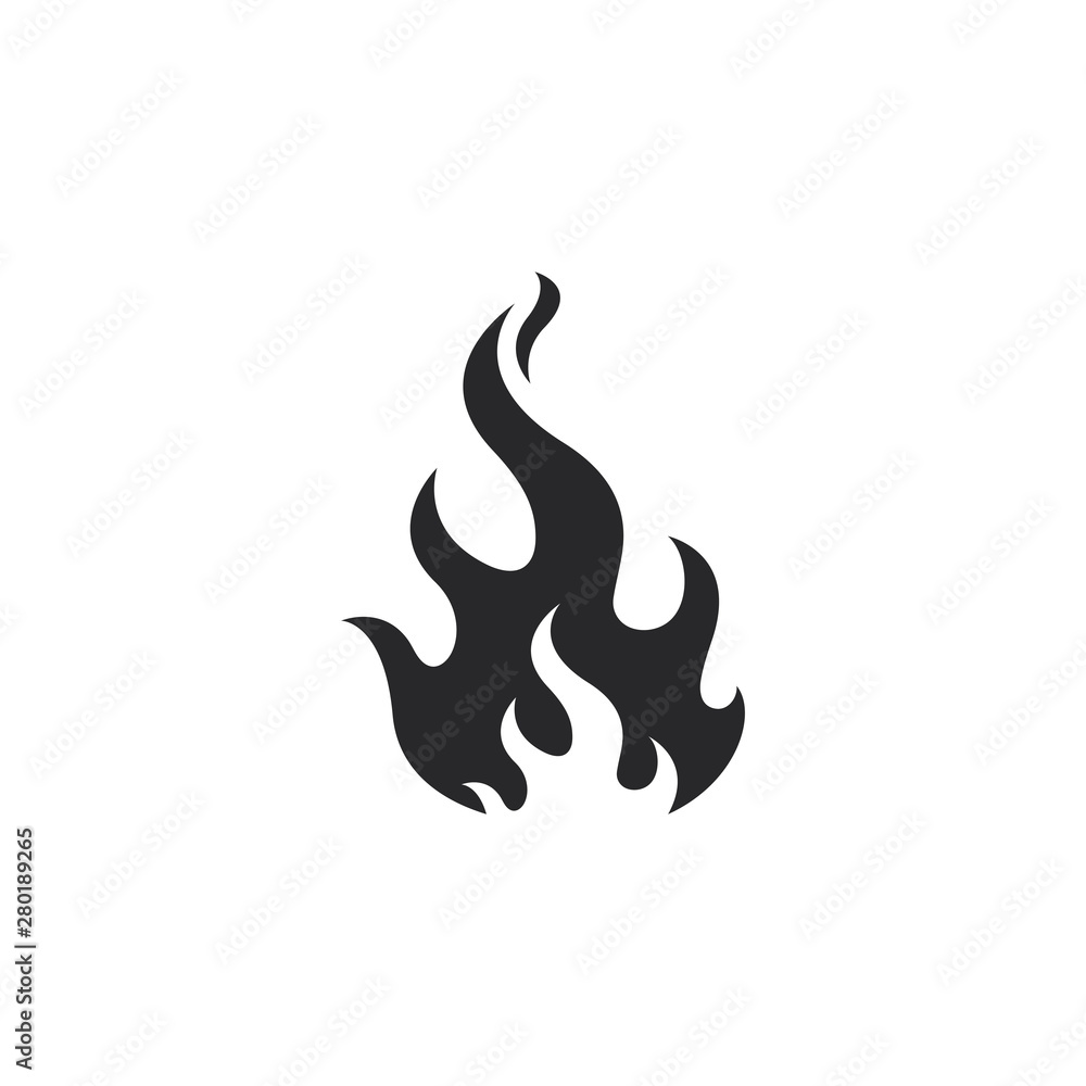 Fire flame Logo Template vector icon Oil, gas and energy logo concept Fire flame Logo Template vector icon Oil, gas and energy logo concept