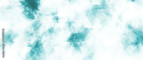 Abstract blue watercolor background for paper design.