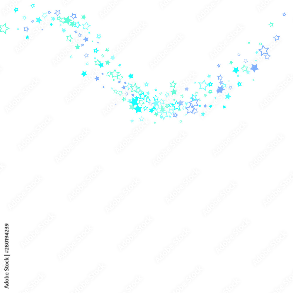 Blue, cyan, turquoise glitter stars confetti Blue, cyan, turquoise glitter stars confetti