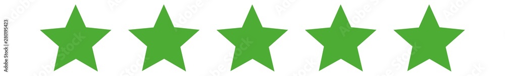 Obraz premium 5 Stars Green Eco | Customer Rating | Websites Review