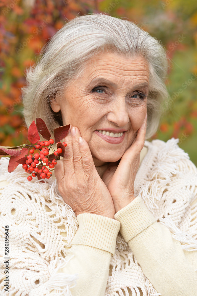 Close up portrait of happy senior woman posing Close up portrait of happy senior woman posing