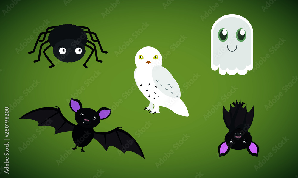 Naklejka premium Halloween Wesen