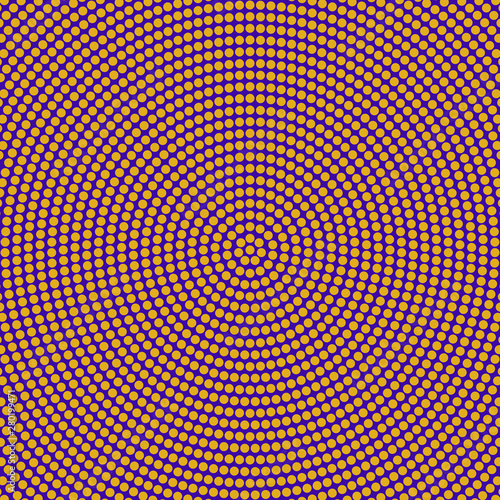 Halftone retro round circle pattern background - color abstract vector illustration