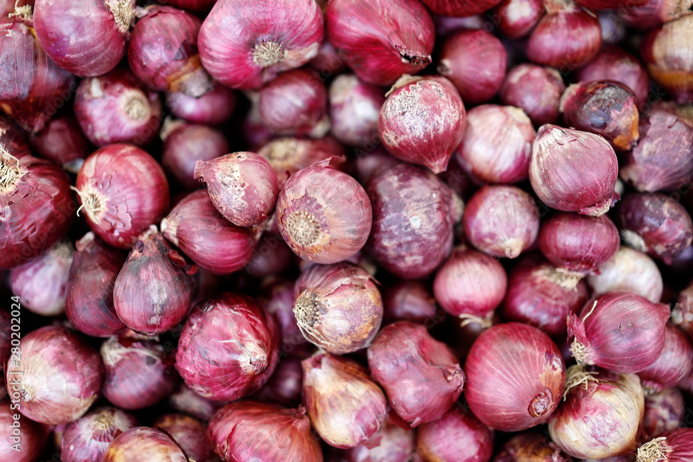 Onions at market Onions at market