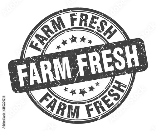 farm fresh stamp. farm fresh round grunge sign. farm fresh