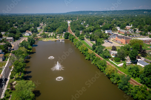 Aerial of Piscataway New Jersey