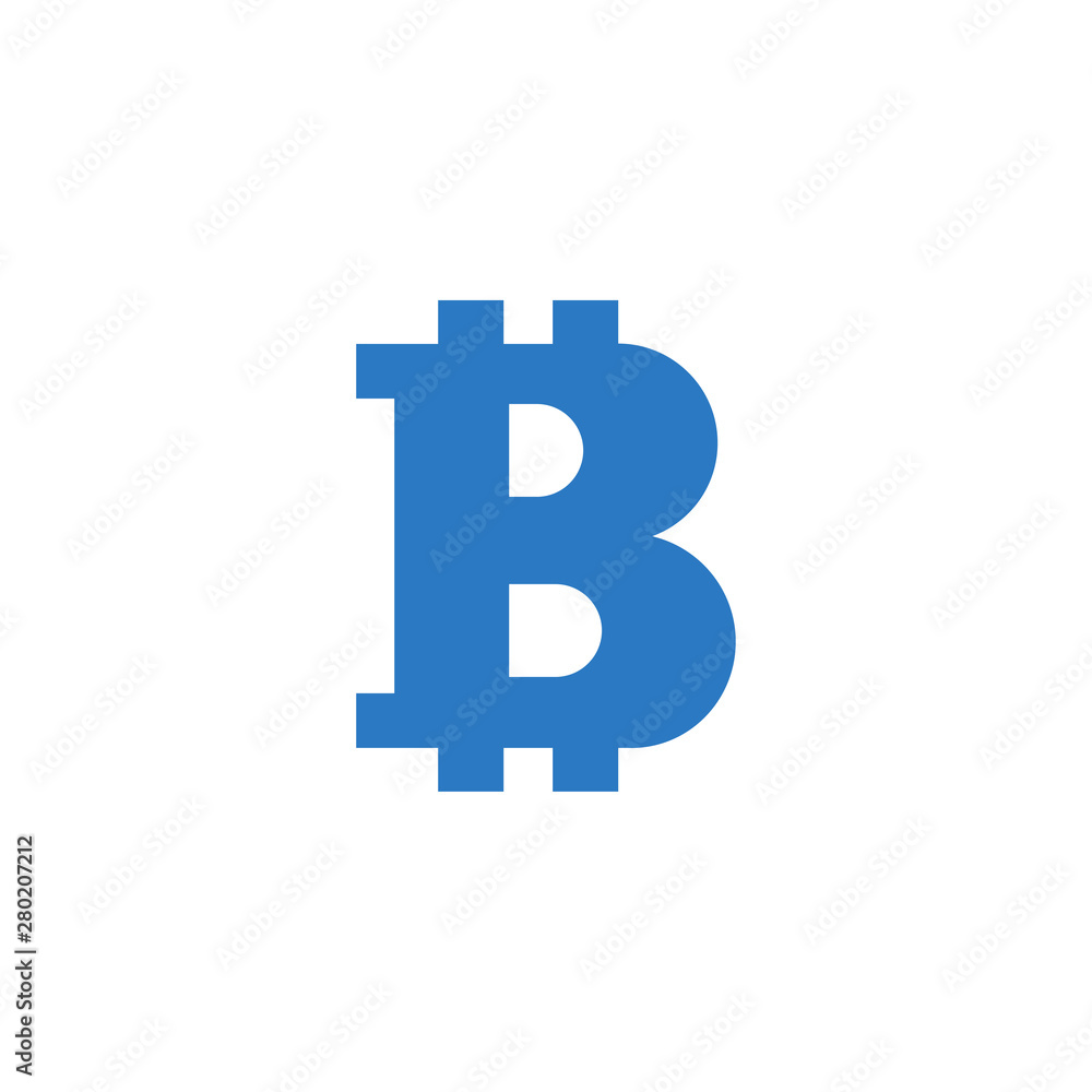 Bitcoin related vector glyph icon. Isolated on white background. Vector illustration. Bitcoin related vector glyph icon. Isolated on white background. Vector illustration.