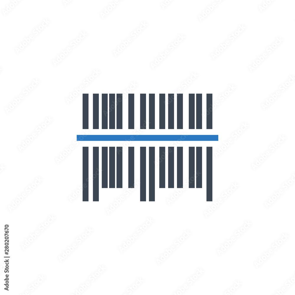 Bar Code related vector glyph icon. Isolated on white background. Vector illustration. Bar Code related vector glyph icon. Isolated on white background. Vector illustration.