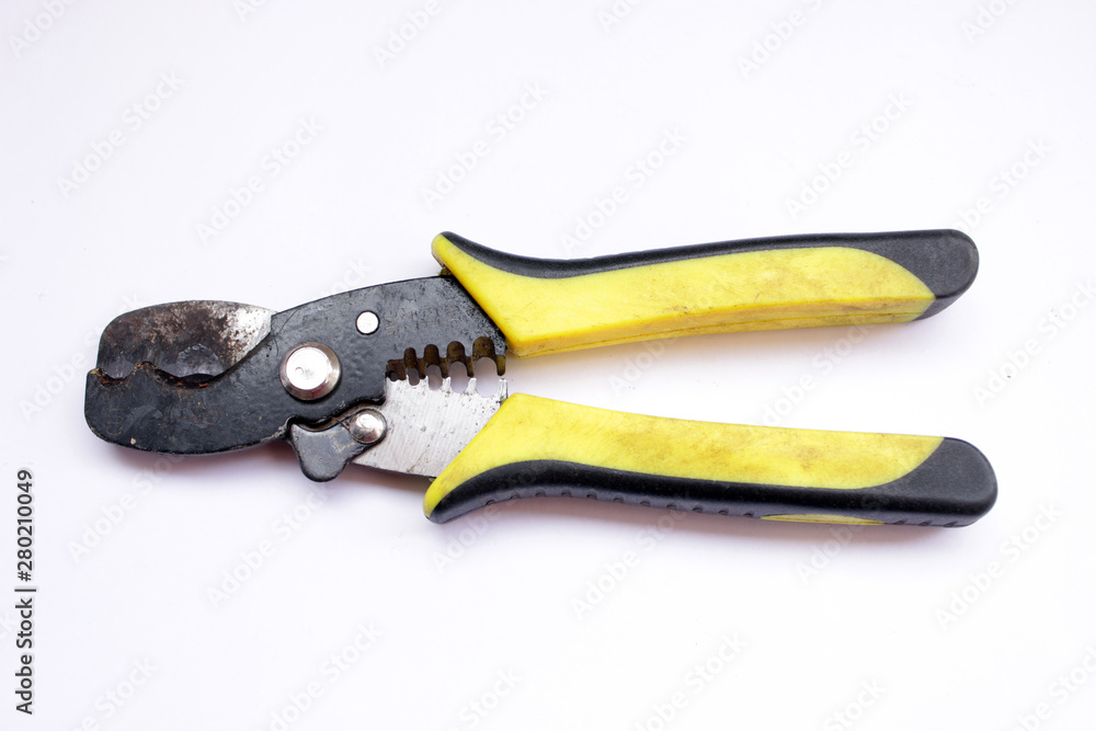 Obraz premium Multitool Tools Pliers Electrician Plier isolated