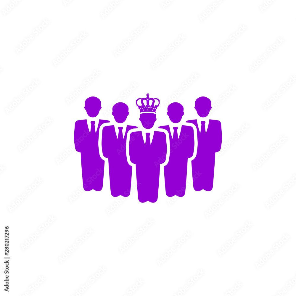 Award, business, performance, success, team, winner, crown on head violet color icon Award, business, performance, success, team, winner, crown on head violet color icon