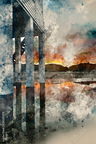 Digital watercolour paintin...